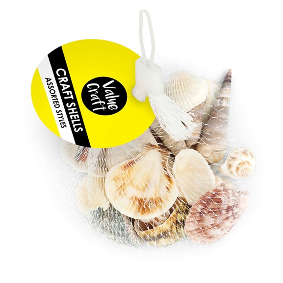 Value Craft Sea Shells Mixed 100gm Asst Styles